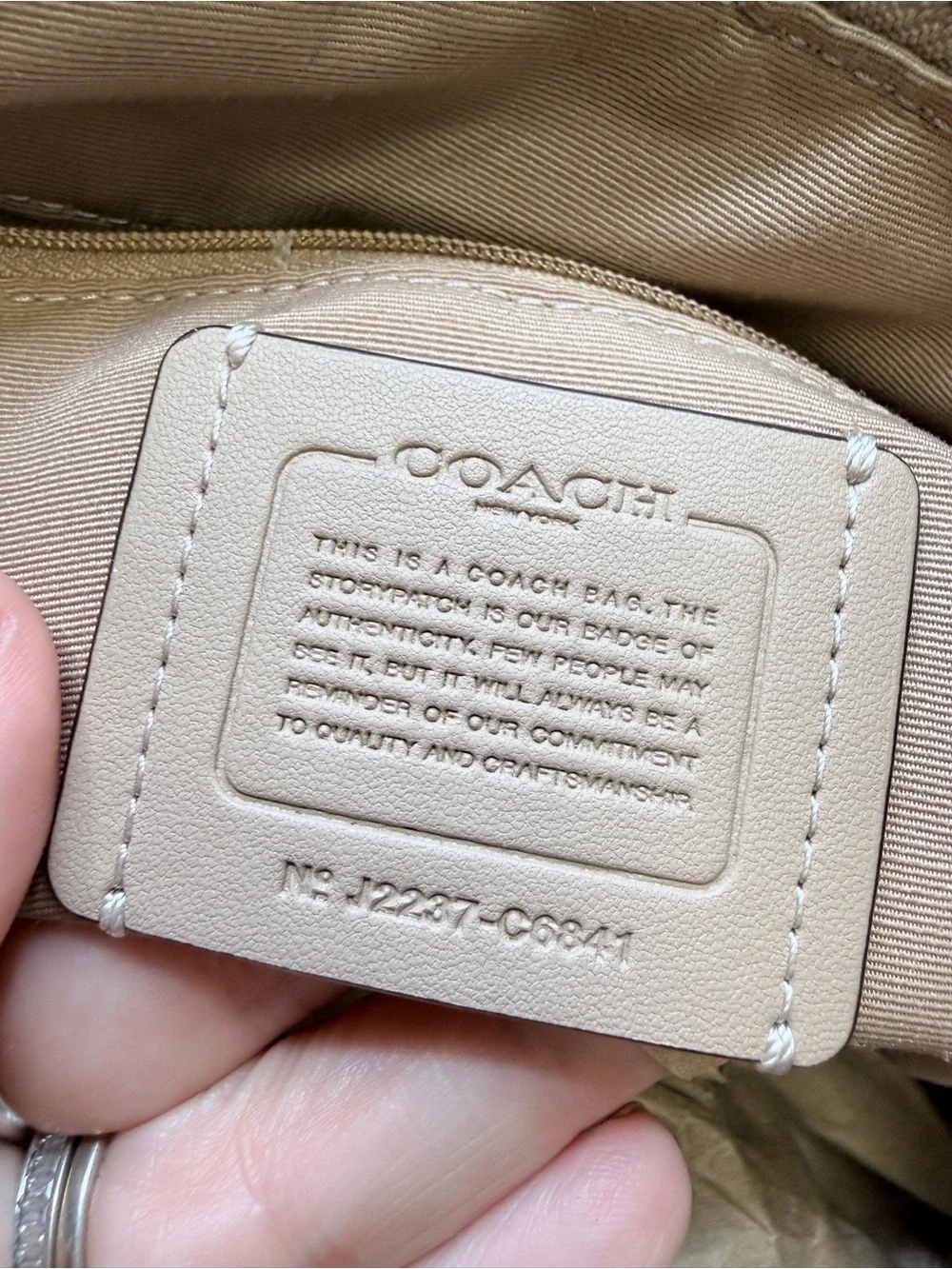 Coach Kacey Colorblock Leather Satchel Crossbody Chalk Grey Birch Black C6841‎
